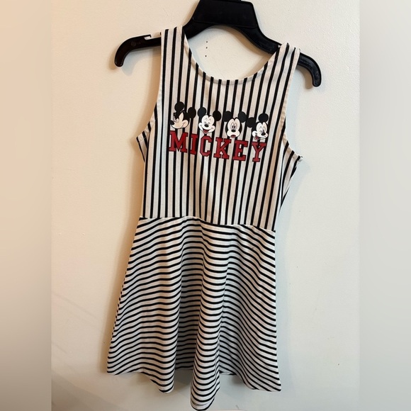H&M Other - Disney Mickey Mouse Striped Kids Dress - Black and White 10 years